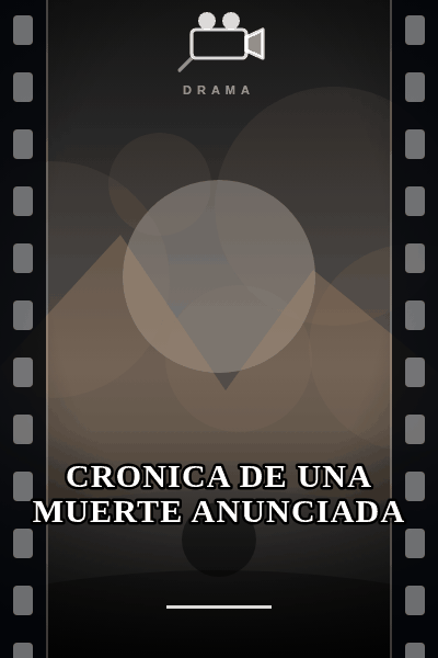 Poster de Cronica de una muerte anunciada